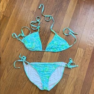 Lilly Pulitzer Medium Top, Small Bottom Bikini